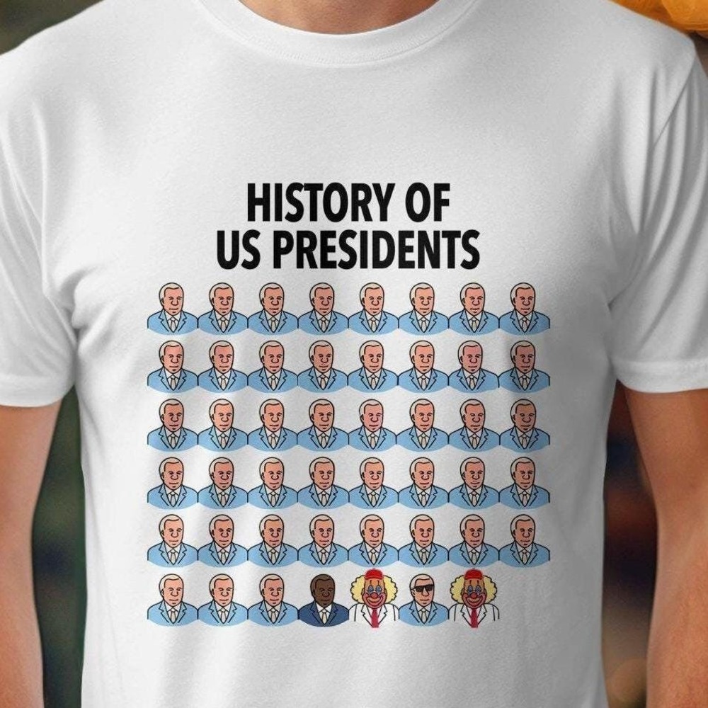 Woody Guthrie T Shirt History Of Us Presidents